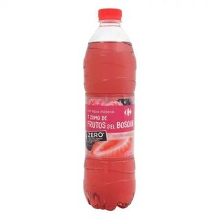 Agua Mineral con Zumo de Frutos Rojos Zero Carrefour 1,5 L.
