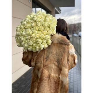 Biała Róża 60 cm, 51 szt