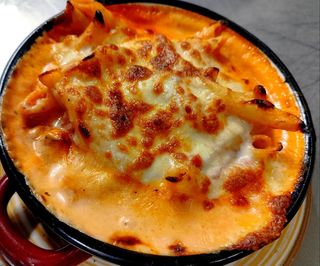 Pasta De Macarrones Gratinados