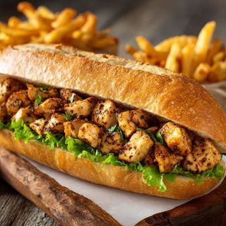 Sandwich Filet de Poulet + Frites
