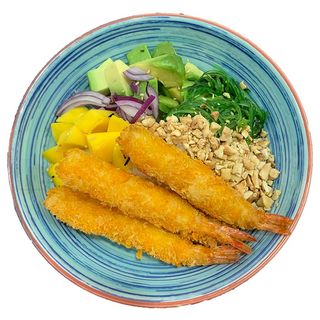 A64.Poke De Langostino En Tempura 炸虾POKE