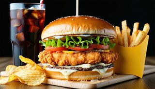 Tower fillet burger menù