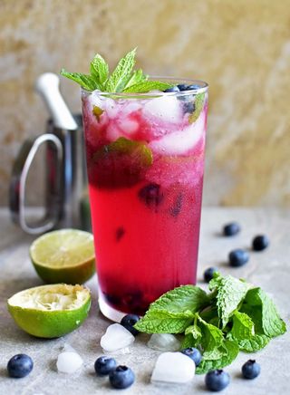 virginie red fruits mojito