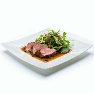 30. Solomillo Ibérico Al Gusto Con Ensalada