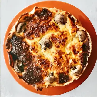 Quiche de Cogumelos e Alho Francês | inteira (+-1,5kg) - Assada