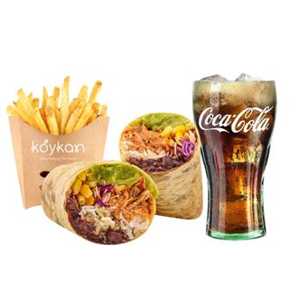 Pollo con Guacamole Menu