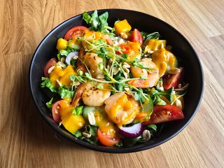 Sałatka z krewetkami