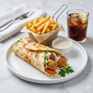 Menú Dürüm Falafel