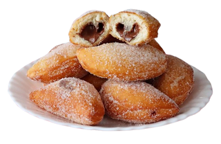 panzerotto con nutella