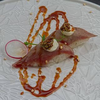 NIGIRI MAGURO SENAPE FLAMBE - 2pezzi