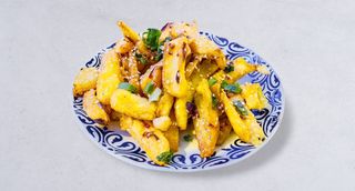 Crispy Honey chilli potato wedges