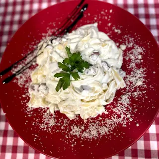 Pasta De Bacon Y Roquefort