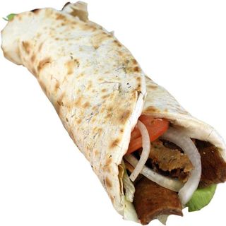 Pizza turca com Falafel