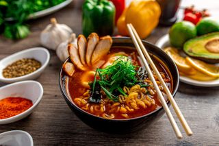 Рамен с курицей