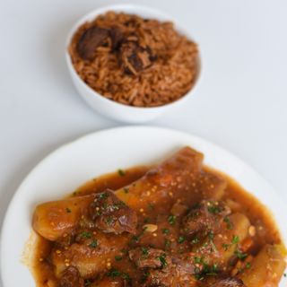 Katogo beef + Pilau + Chapati!