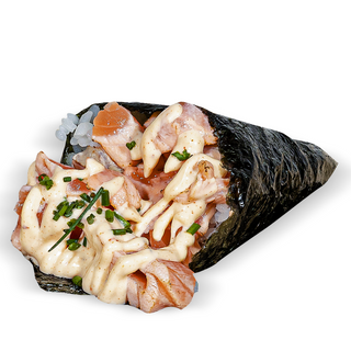 Temaki de Salmão Braseado
