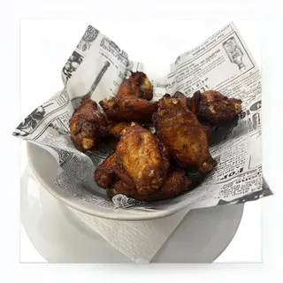 Tapa Alitas De Pollo Con Salsa Barbacoa (12 Uds.)