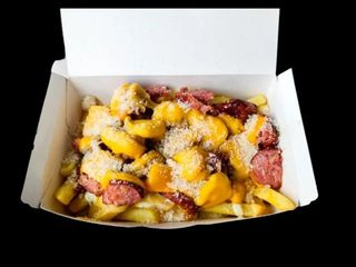 CHEESY CHEESE FRIES (BBQ)