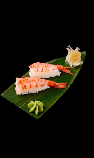 Nigiri gambero rosso della Sicilia - 2 pezzi 