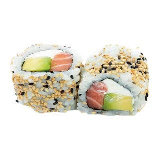 27. Uramaki Salmón aguacate y queso