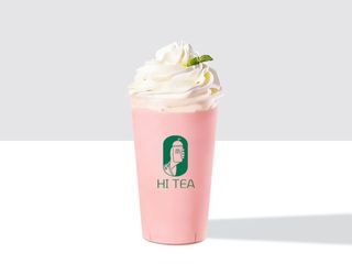 Snow capped rose milk tea