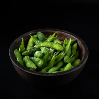 Edamame with sea salt