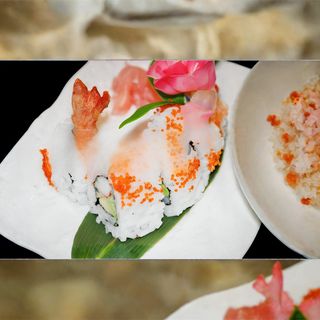 Ebi tempura uramaki (4 uds.)