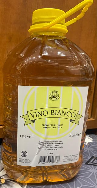 Vino bianco 3 l
