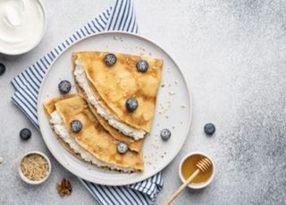 Crêpe con crema pasticcera