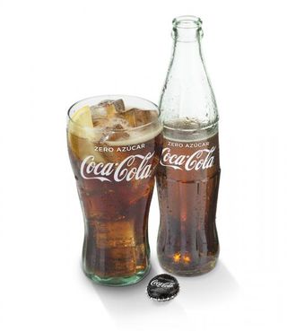 COCA COLA ZERO 35cl BOTELLA CRISTAL