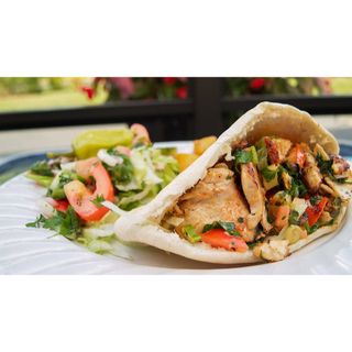 Dürum kebab pan pita completo