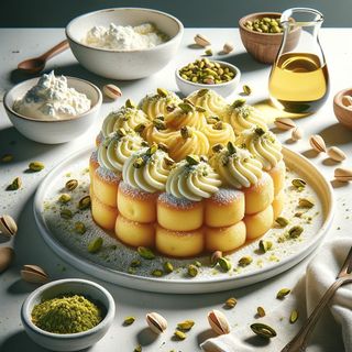 Sfincioni con Ricotta e Granella di Pistacchio