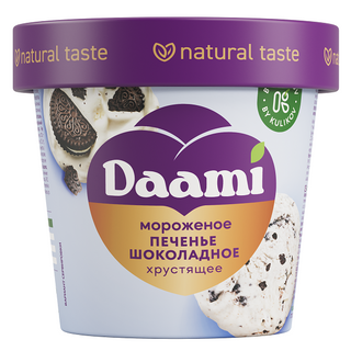 Мороженое премиум DAAMI "Печенье шоколадное" (0,090 кг)