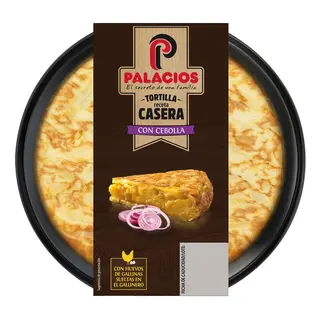 Tortilla Receta Casera Con Cebolla 300G