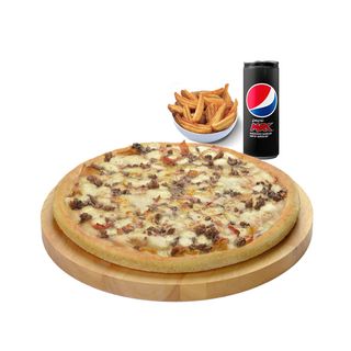 MEDIANA + RACIÓN DE PATATAS + BEBIDA