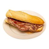 Bocadillo De Lomo Con Queso