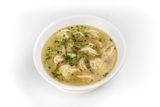 Пельмени с грибным бульоном