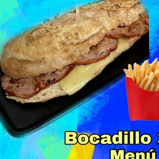 Menú bocadillo de lomito