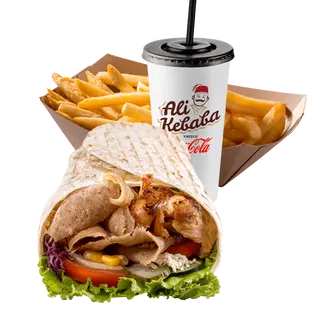 MIX KEBAB MENU TORTILJA - MALA