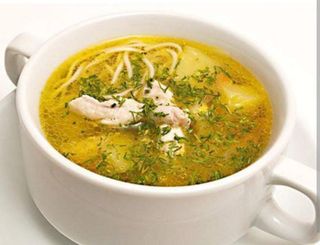 Суп лапша куриная