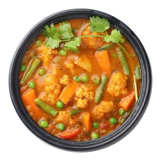 Verduras En Salsa De Coco Y Nata