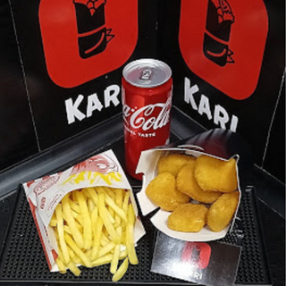 Комбо" Нагетси(6шт) ,Картопля Фрі, напій Coca -Cola 0.33