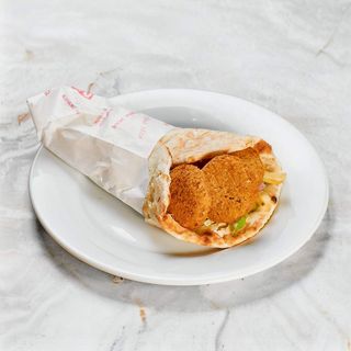 Falafel gruby w bułce super mega XXXL