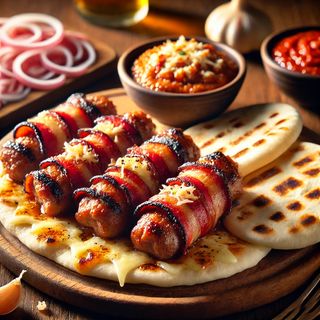 Ćevapi sa slaninom i kačkavaljem 300g