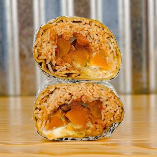 Burrito de chili vegano