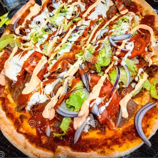 Pizza Kebab De Ternera