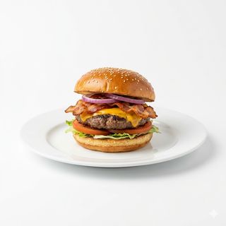 Hamburguesa Con Bacon