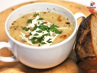 Zalewajka świętokrzyska z białą kiełbasą i jajkiem 350ml