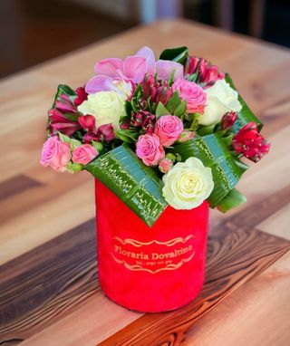 Cutie de flori afectiune 