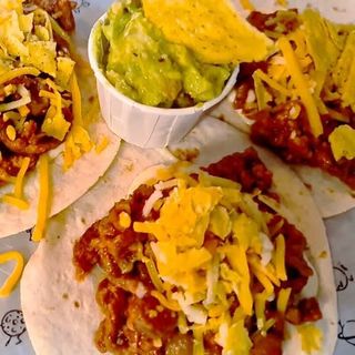 Taco de chili con carne (ternera)